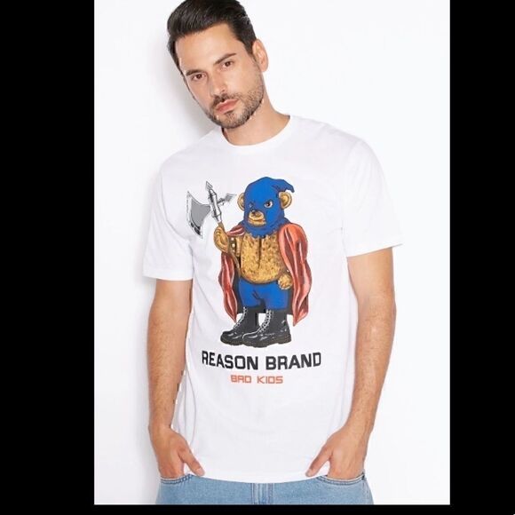 NWT  Reason NYC Knight Bear Doc  Martens Shirt XXL - Picture 2 of 5